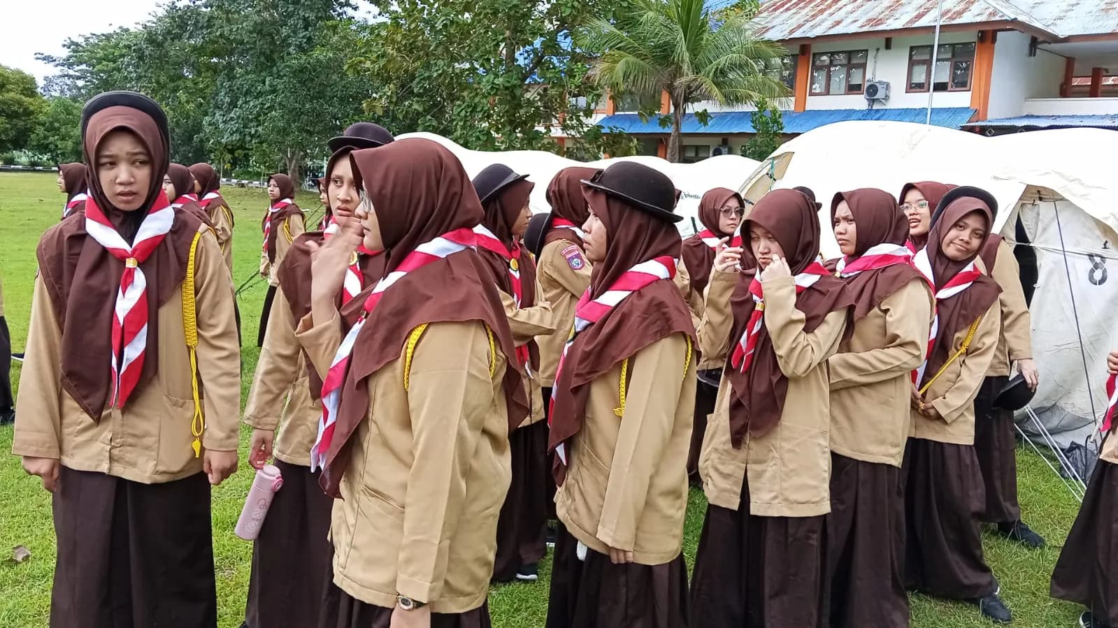 Penerimaan Tamu Ambalan, MATSAMA MAN IC Gorontalo Latih Kemandirian dan Solidaritas Murid Baru