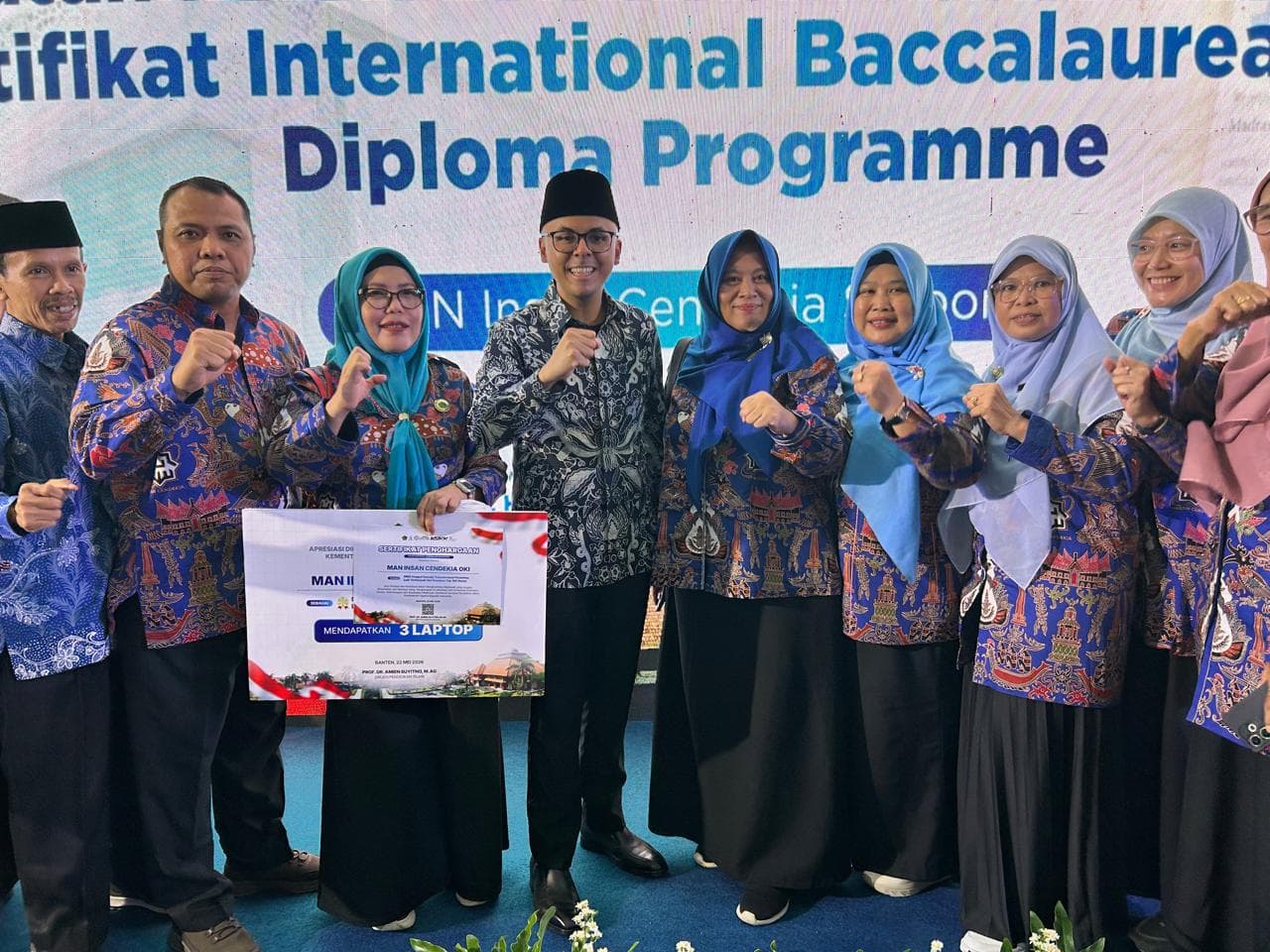 Kepala MAN IC Gorontalo dan Waka Humas Hadiri Rakor Penguatan Program Madrasah Unggulan Berdaya Saing Global di MAN IC Serpong