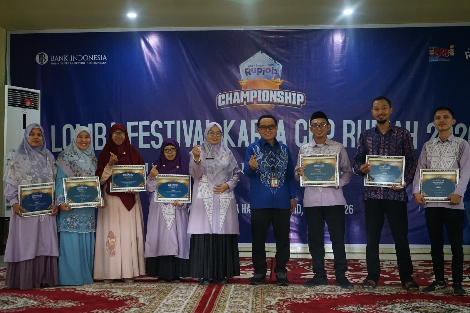 Festival CBP Rupiah 2026 Sukses Digelar di MAN IC Gorontalo, Wadah Kreativitas dan Edukasi Cinta Rupiah bagi Generasi Muda