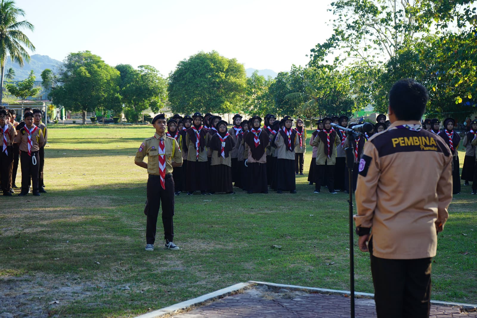 MAN IC Gorontalo Gelar Upacara Penerimaan Tamu Ambalan (PTA) Tahun 2026