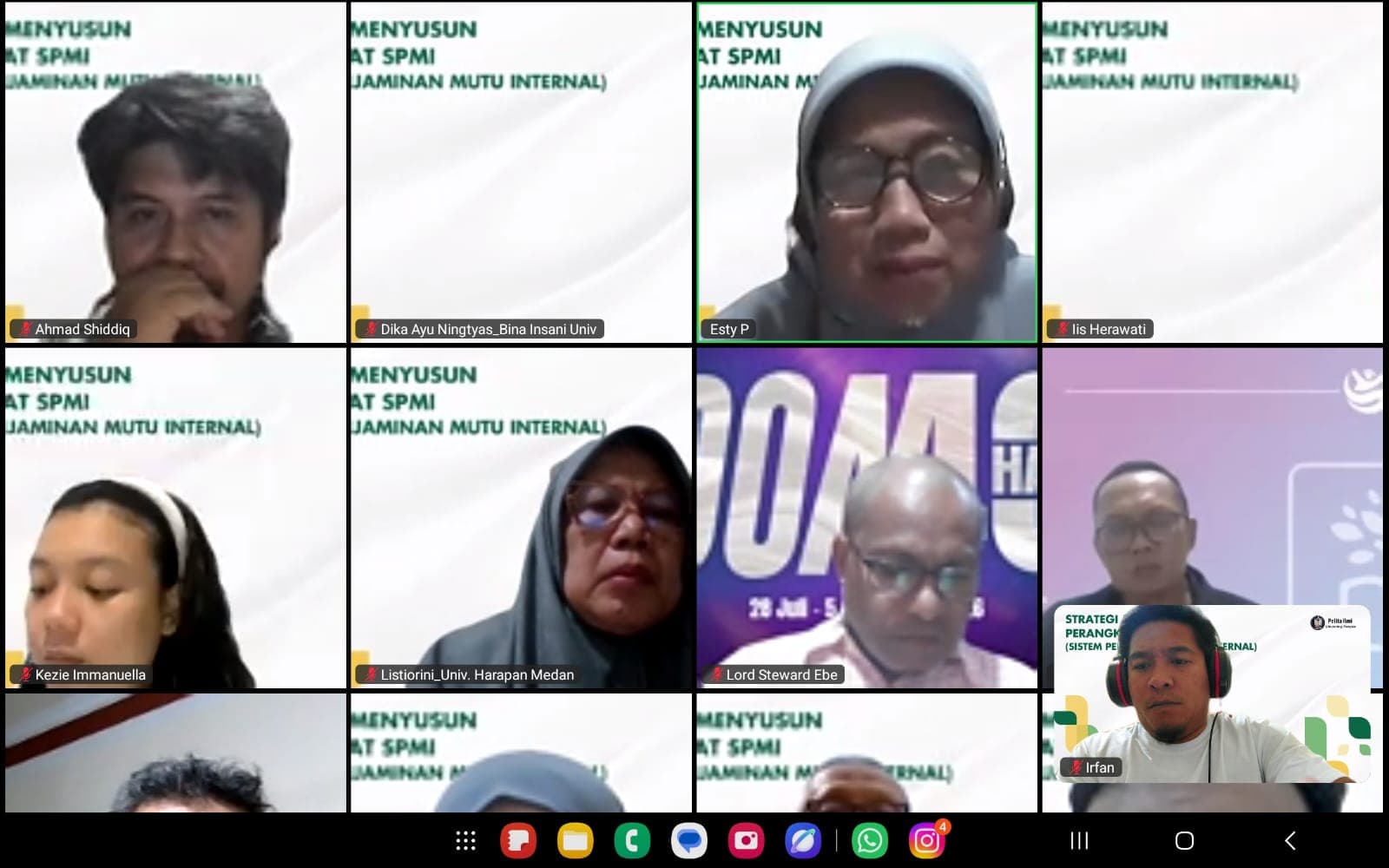 Perkuat Penjaminan Mutu, Tim EDM MAN Insan Cendekia Gorontalo Ikuti Pelatihan Strategi Menyusun Perangkat SPMI