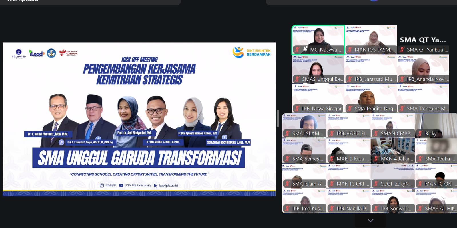 MAN IC Gorontalo Ikuti Kick Off Pengembangan Kemitraan Strategis SUGT 2026