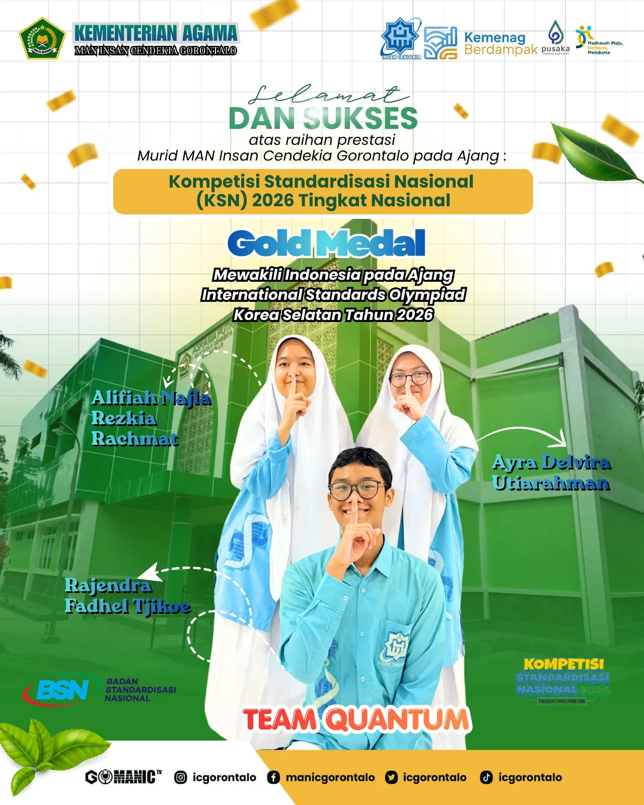 Medali Emas KSN 2026 Nasional