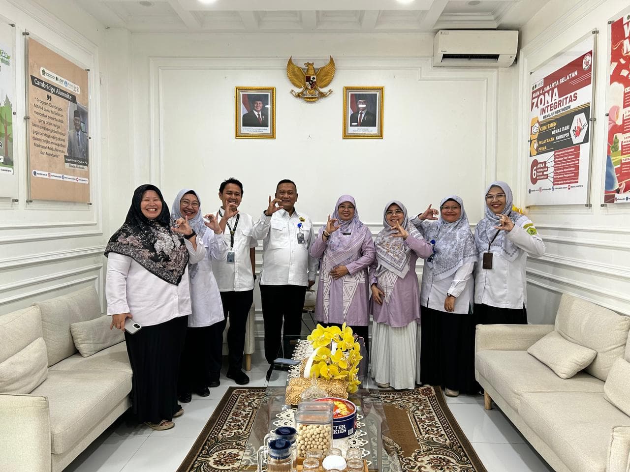 Kepala MAN IC Gorontalo dan Waka Humas Laksanakan Studi Tiru Pembangunan Zona Integritas di MAN 4 Jakarta